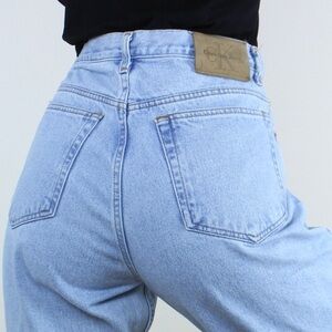 Vintage Calvin Klein Light Wash Straight Leg Denim Jeans